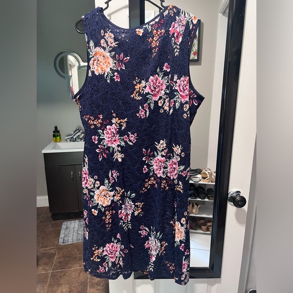 Blue Flower Dress XXL - Picture 3 of 3